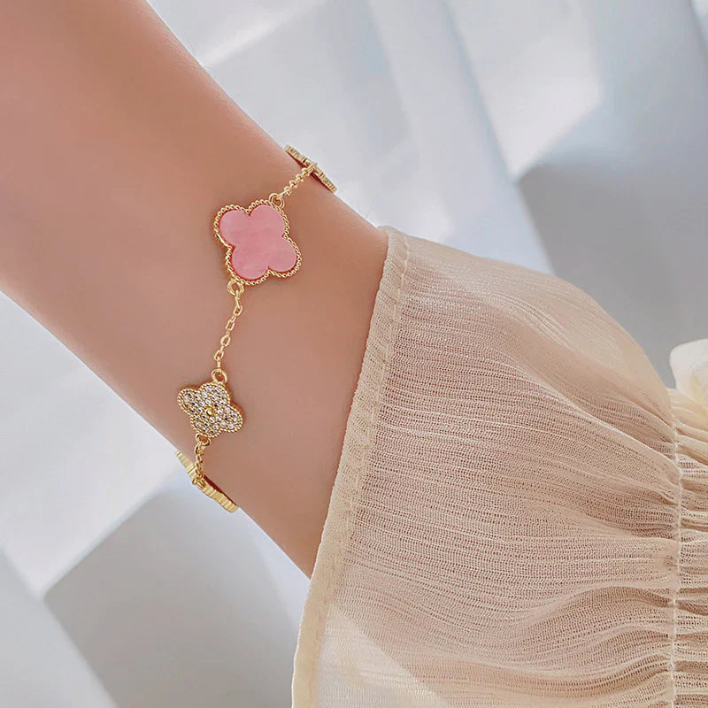 Nora Clover Flower Bracelet