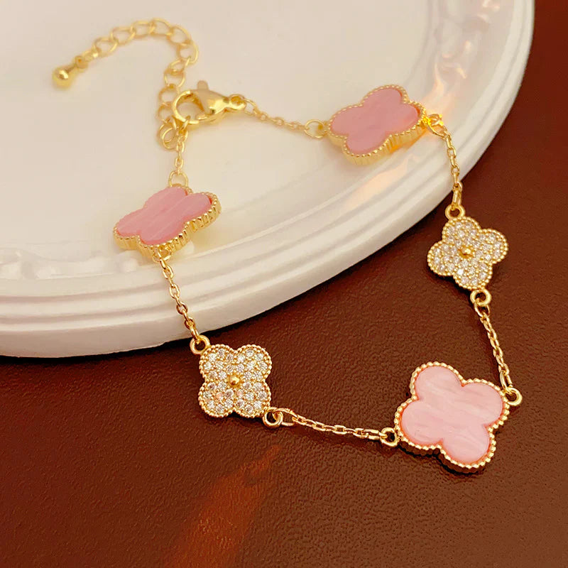 Nora Clover Flower Bracelet